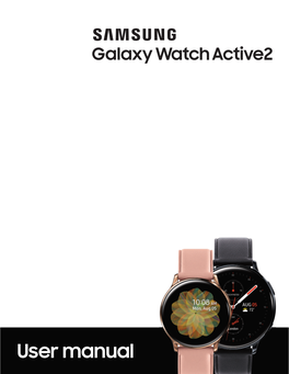 Samsung Galaxy Watch Active2 R82X|R83X User Manual