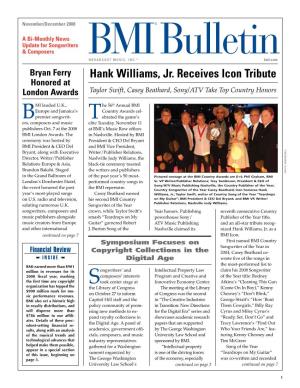 BMI Bulletin November/December 2008
