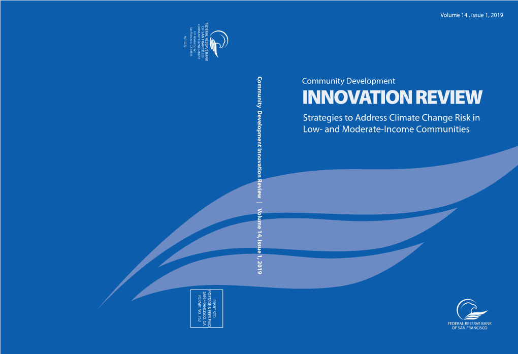 INNOVATION REVIEW Strategies to Address Climate Change Risk In