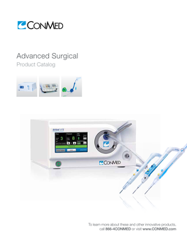 Advanced Surgical Product Catalog