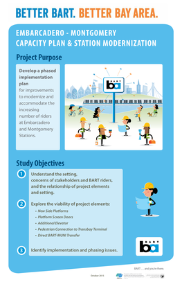 EMBARCADERO - MONTGOMERY CAPACITY PLAN & STATION MODERNIZATION Project Purpose