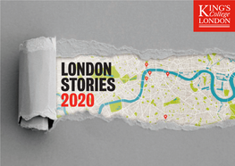 LONDON STORIES 2020 King’S London Stories 2020 1