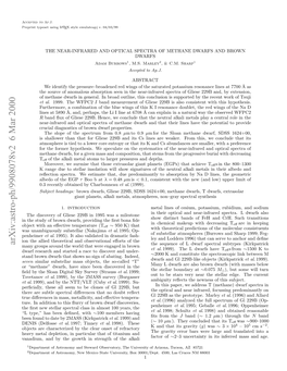 The Near-Infrared and Optical Spectra of Methane Dwarfs and Brown