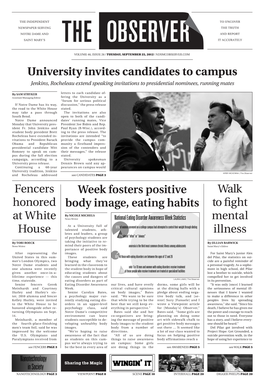 University Invites Candidates to Campus Week Fosters Positive Body