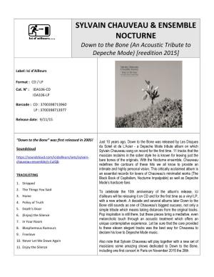 Sylvain Chauveau & Ensemble Nocturne