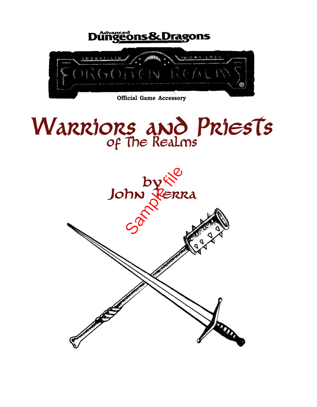 Warriors and Priests of the Realms