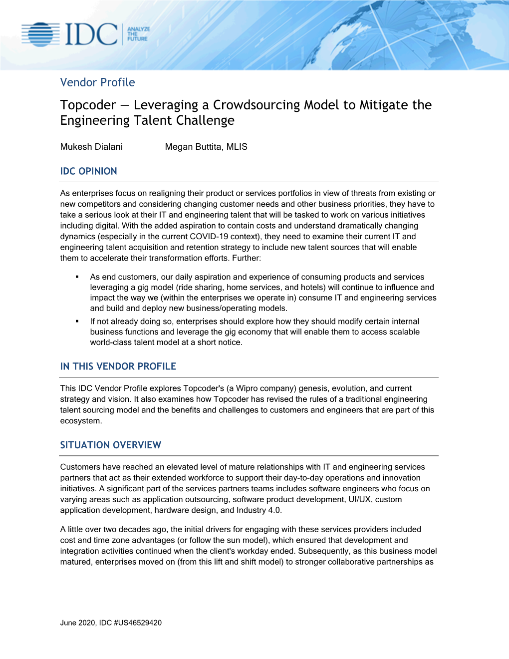 Topcoder — Leveraging a Crowdsourcing Model to Mitigate the Engineering Talent Challenge