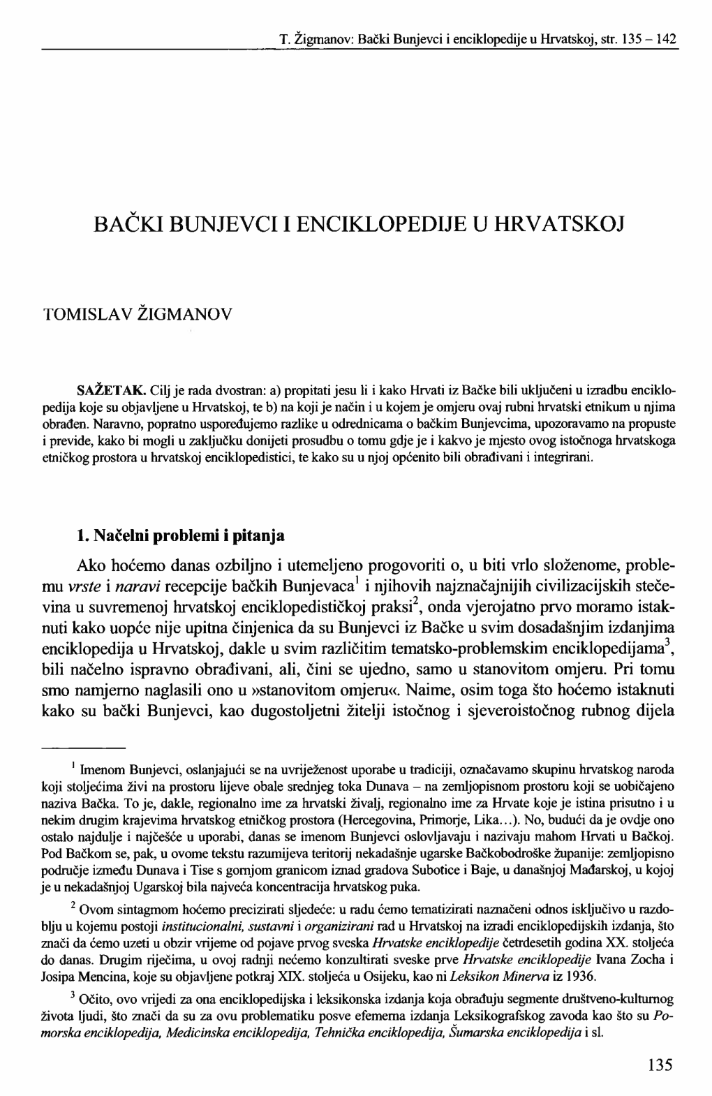Bački Bunjevci I Enciklopedije U Hrvatskoj, Str