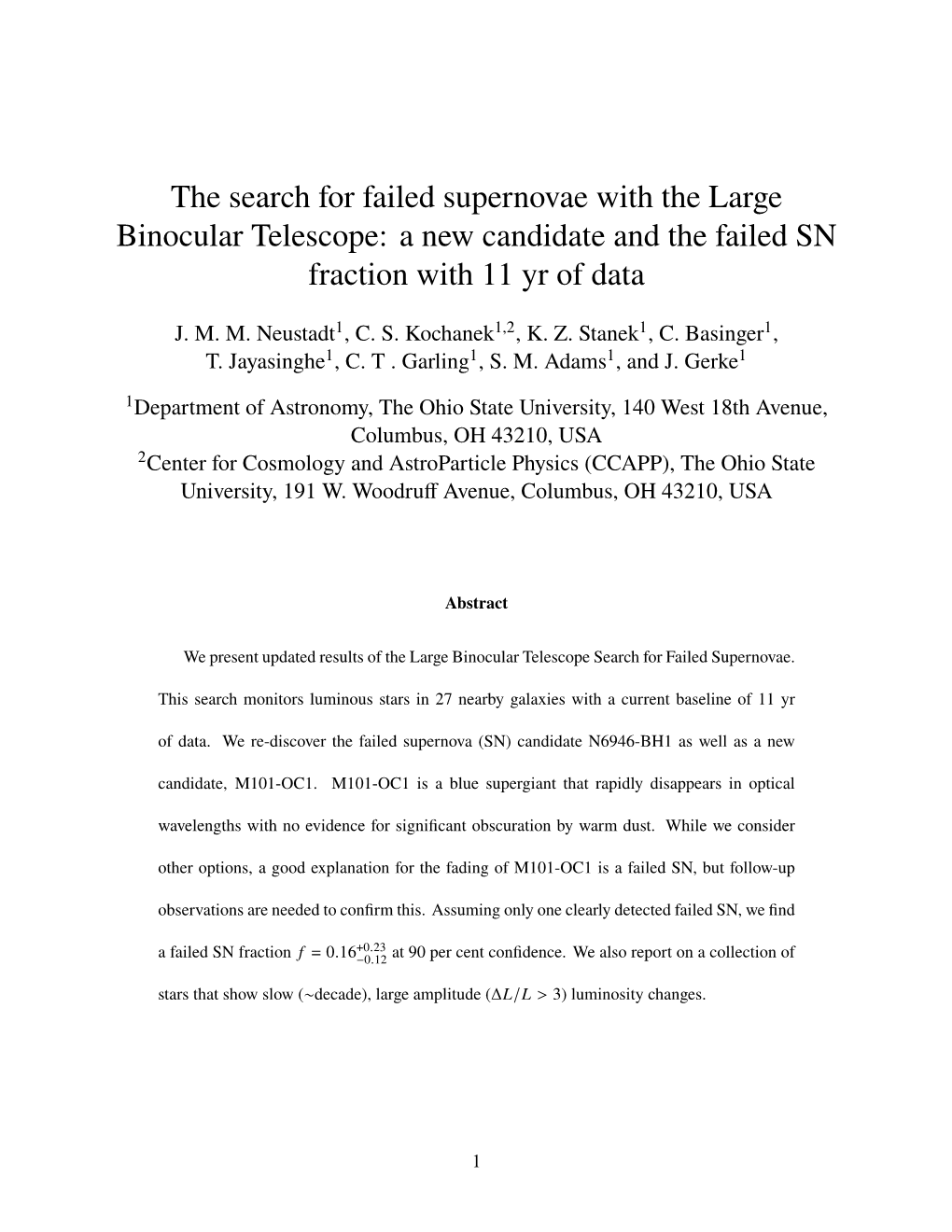 The Search for Failed Supernovae with the Large Binocular Telescope: a New Candidate and the Failed SN Fraction with 11 Yr of Data