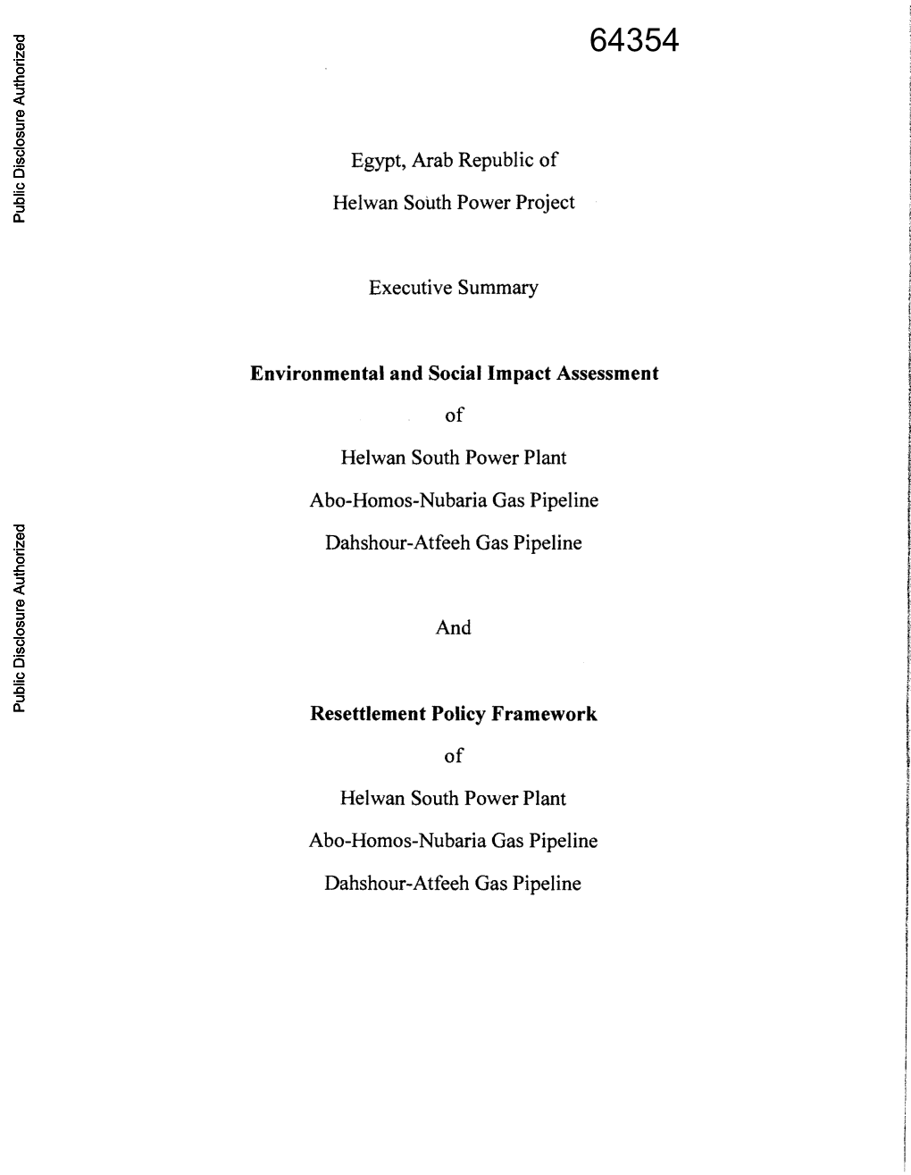 World Bank Document