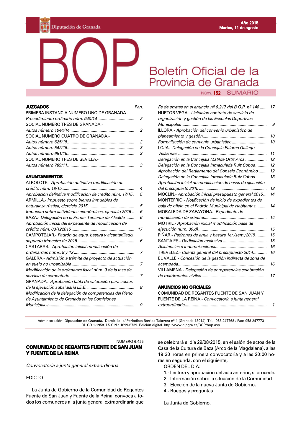 BOP 152, Martes 11 De Agosto.Qxd