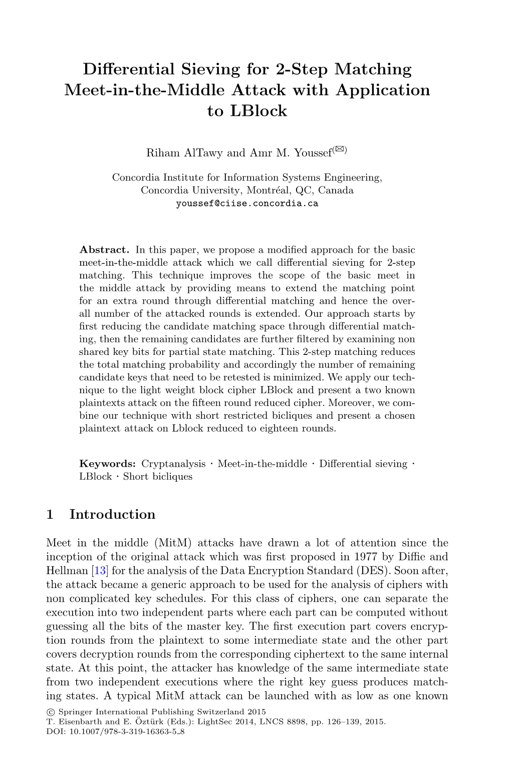 Differential Sieving for 2-Step Matching Meet-In-The-Middle Attack