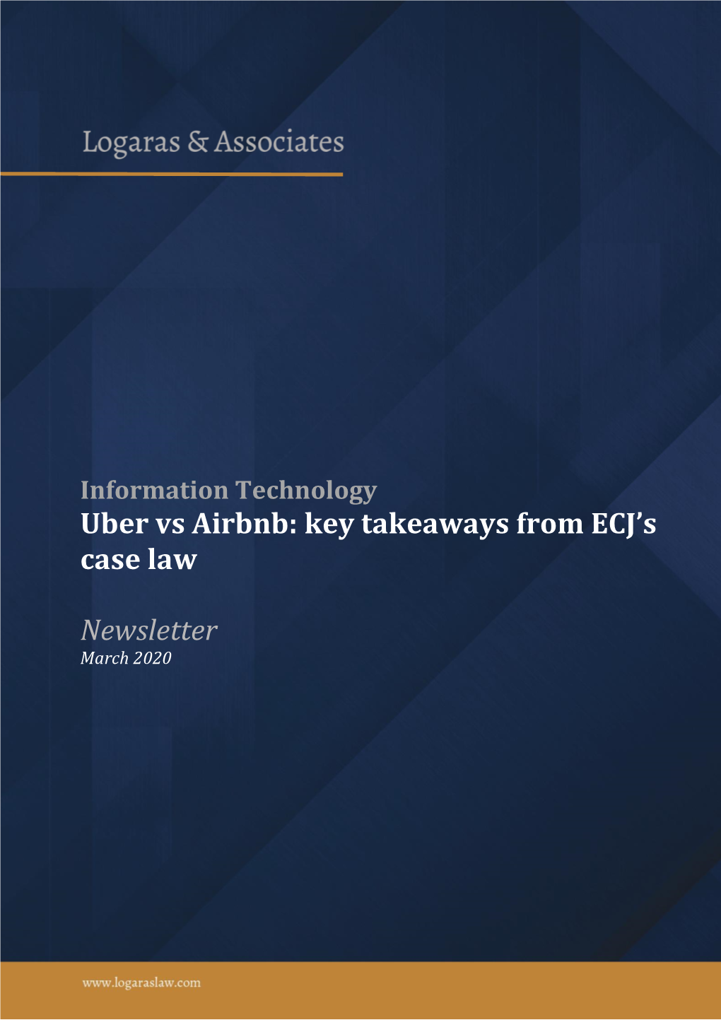 Uber Vs Airbnb: Key Takeaways from ECJ’S Case Law