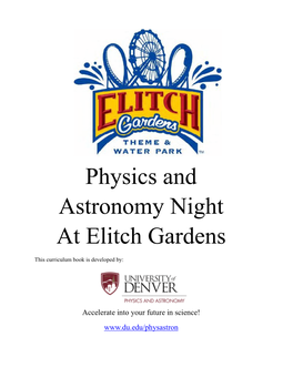 Physics and Astronomy Night at Elitch Gardens