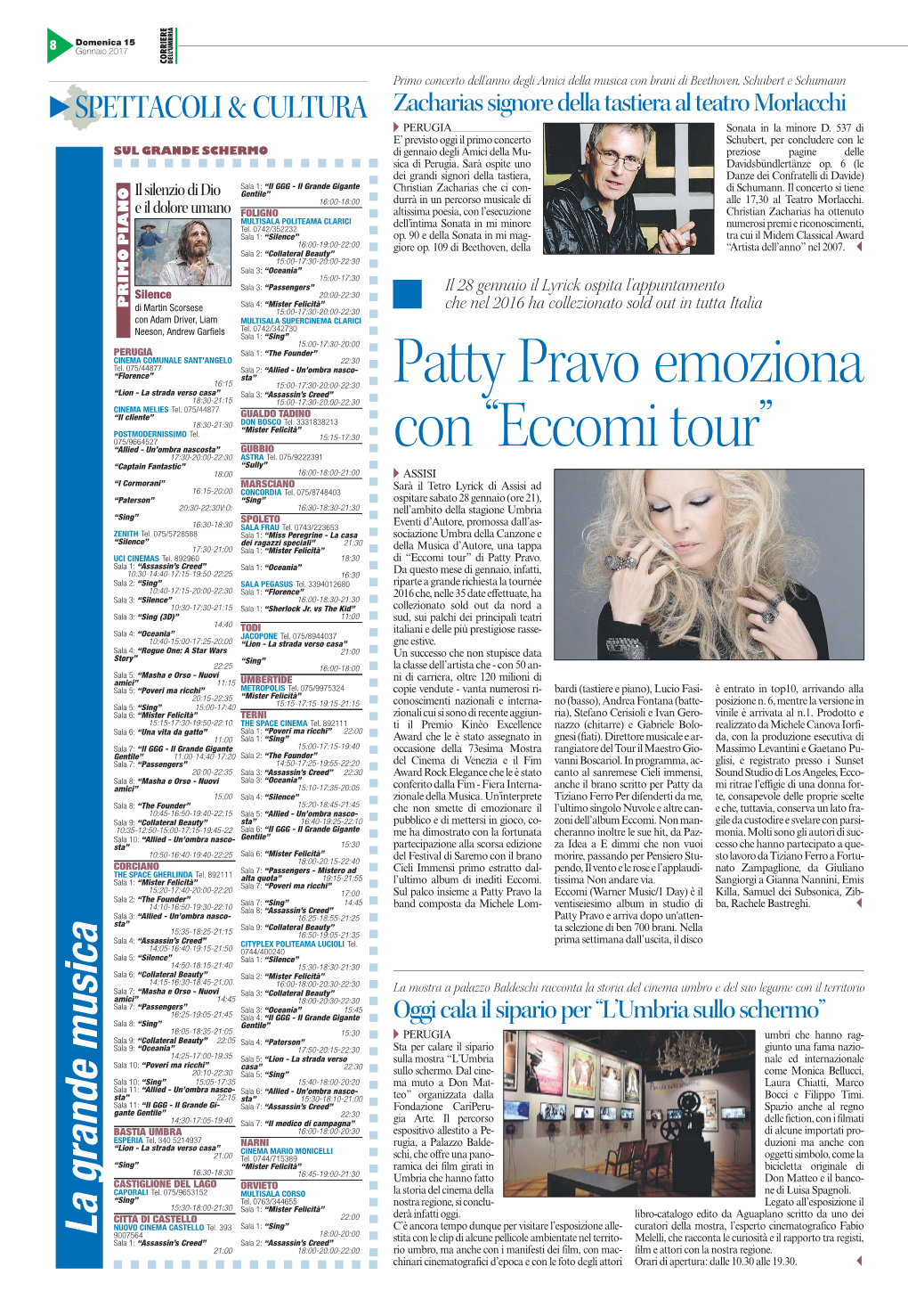 Patty Pravo Emoziona Con “Eccomi Tour”