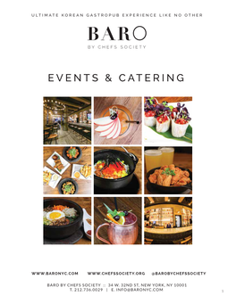 Events & Catering