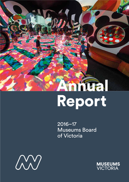 2016–17 Museums Board of Victoria Declaration of the Responsible Body