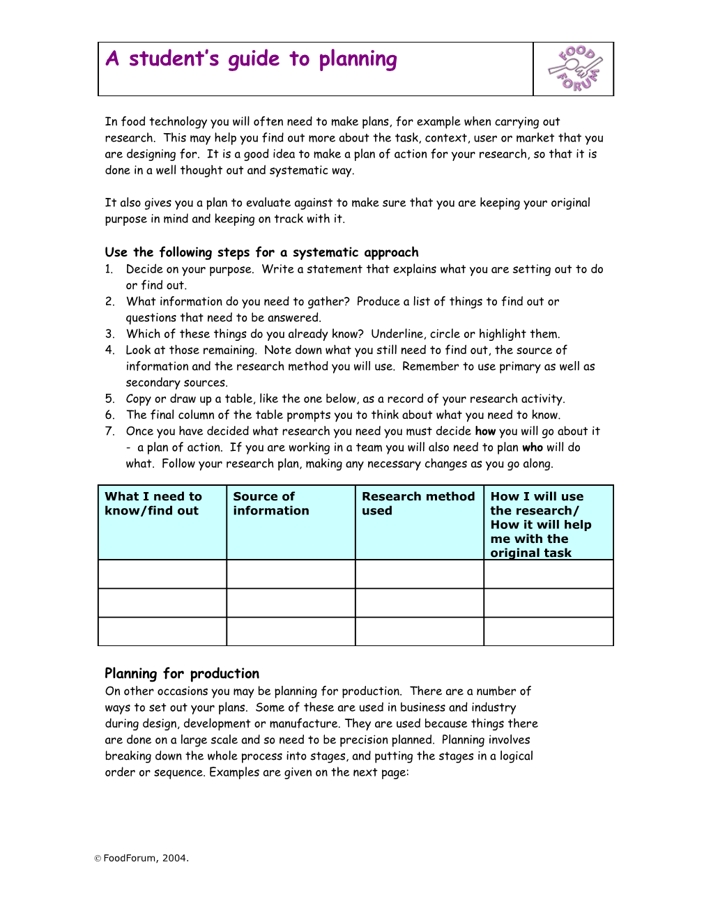 A Student S Guide to Planning