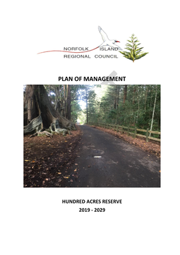 Hundred Acres Reserve Draft Plan of Management