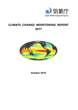 Climate Change Monitoring Report 2017