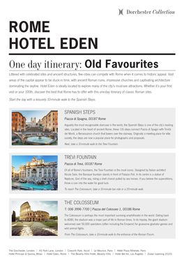 Rome Hotel Eden