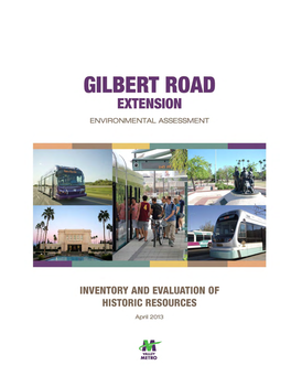 Inventory and Evaluation of Historic Resources Gilbert