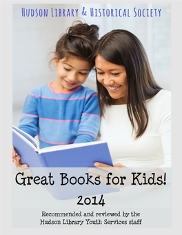 Great Books for Kids! 2014