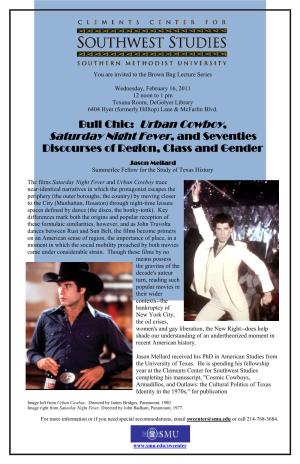 Urban Cowboy, Saturday Night Fever, and Seventies Discourses of Region, Class and Gender