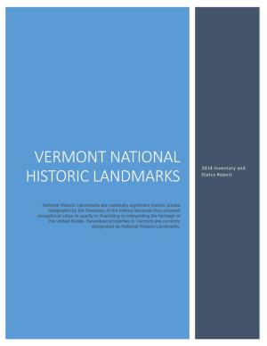 Vermont National Historic Landmarks