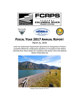 FISCAL YEAR 2017 ANNUAL REPORT March 31, 2018
