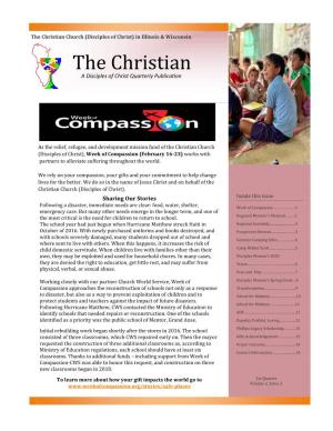 The Christian Church (Disciples of Christ) in Illinois & Wisconsin the Christian a Disciples of Christ Quarterly Publication