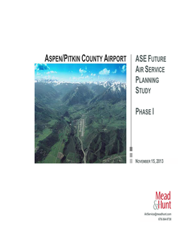 ASE Future Air Service Planning Study