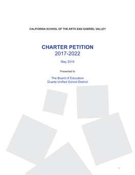 Charter Petition 2017-2022