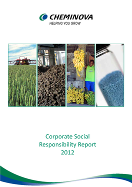 2012 Corporate Social Responsibility (CSR)