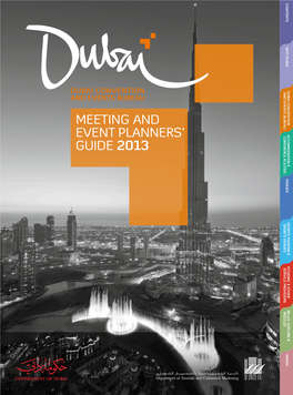 Dubai Meeting and Event Planners Guide 2013