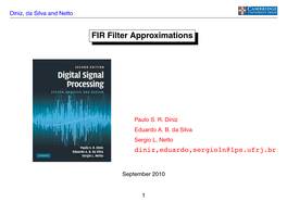 FIR Filter Approximations