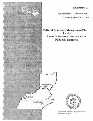Cultural Resources Management Plan 2006.Pdf