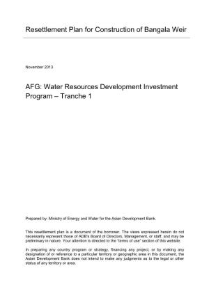 Waterresources Development Investment Program