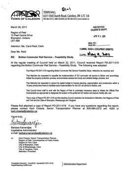 Planning, Design and Development Committee Item Q1 for May 9, 2011