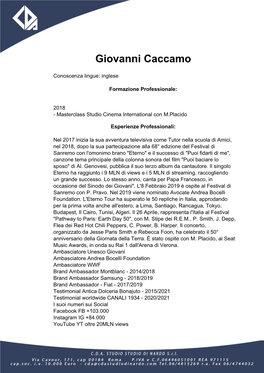 Giovanni Caccamo