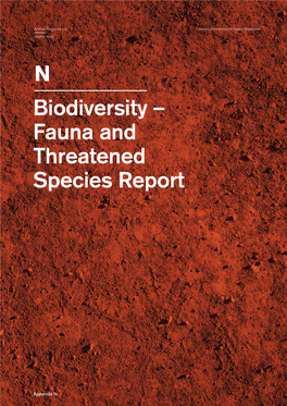 Appendix N: Biodiversity - Fauna and Threatened Species Report
