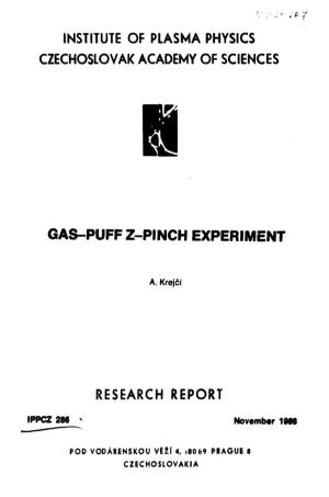 Gas-Puff Z-Pinch Experiment