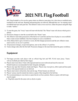 2021 NFL Flag Football
