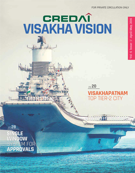 VISAKHA VISION 2016 April-May, Issue- 1 6 Vol- Vol