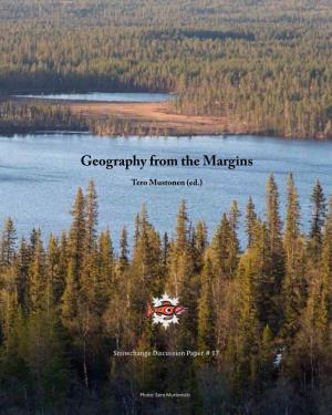 Geography from the Margins Tero Mustonen (Ed.)