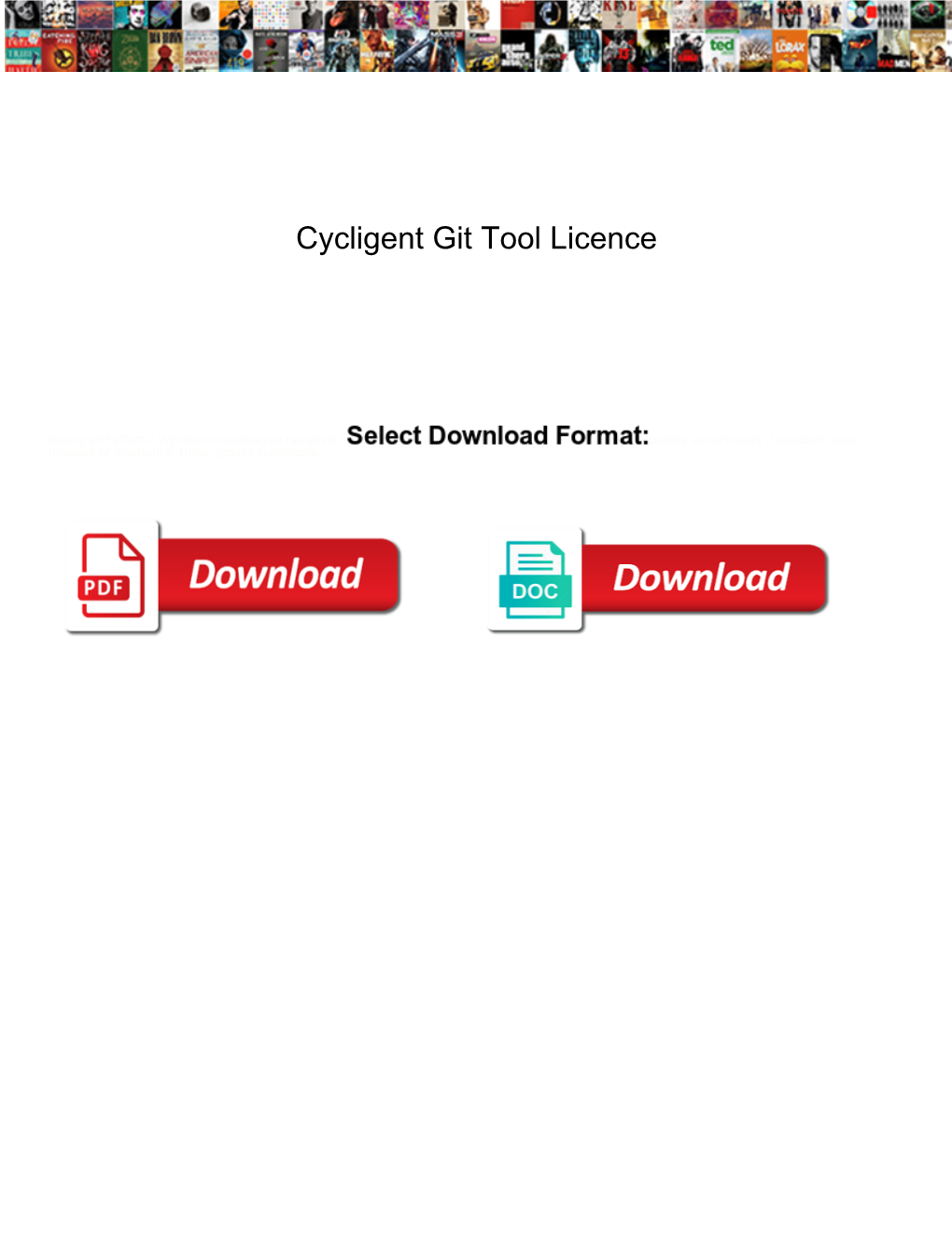 Cycligent Git Tool Licence