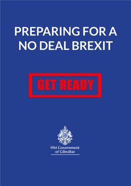 Preparing for a No Deal Brexit Contents