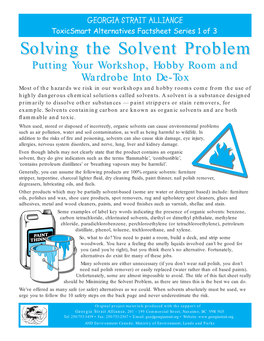 Solving the Solvent Problem