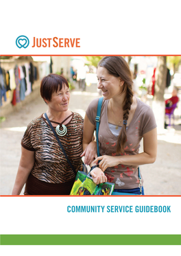 COMMUNITY SERVICE GUIDEBOOK First Presidency Message