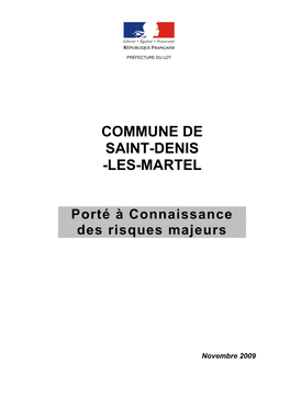 Commune De Saint-Denis -Les-Martel